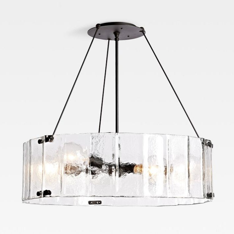 Hillam Round Crystal Chandelier 32"