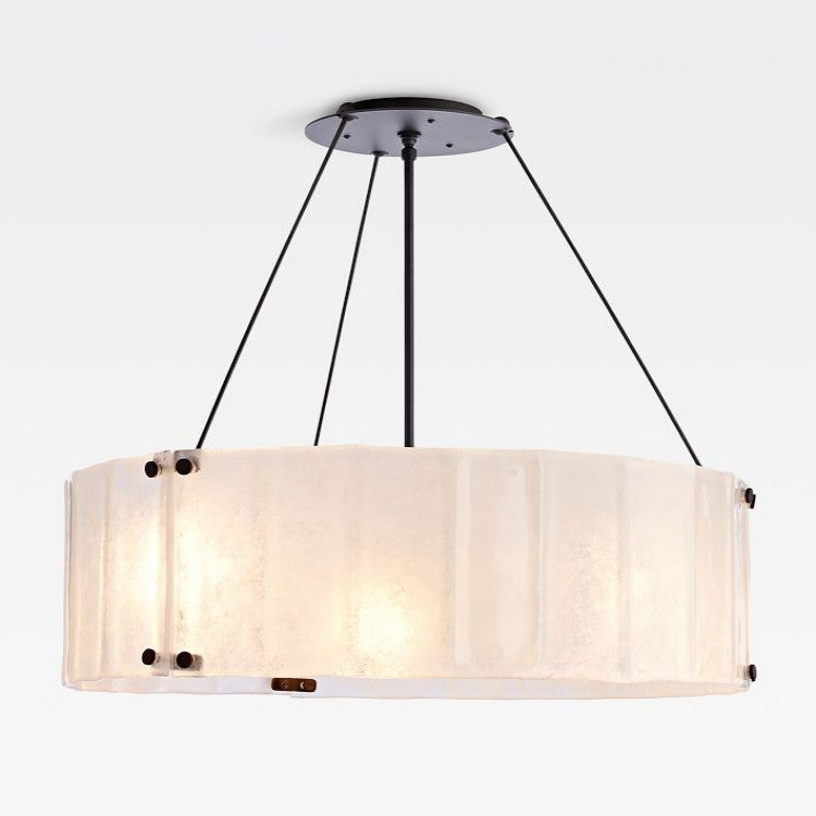 Hillam Round Crystal Chandelier 32"
