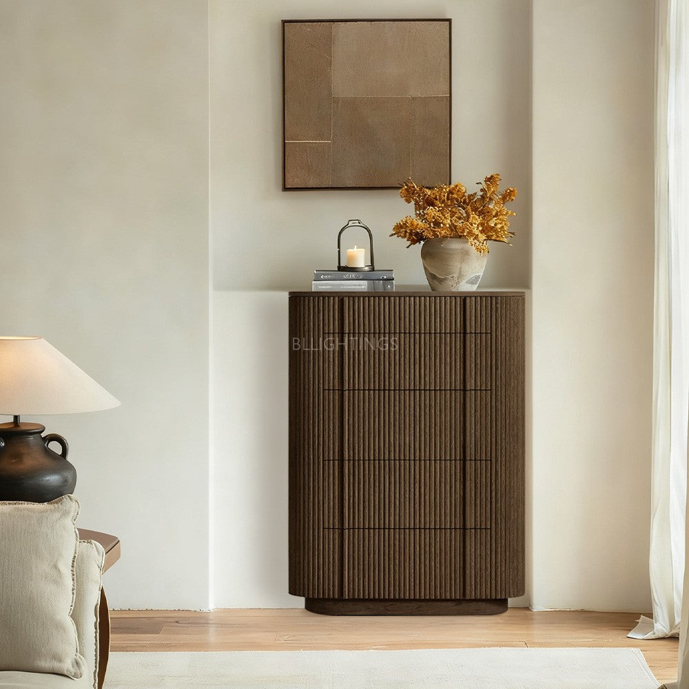 Holland Modern Cabinet 5-Drawer Narrow Dresser