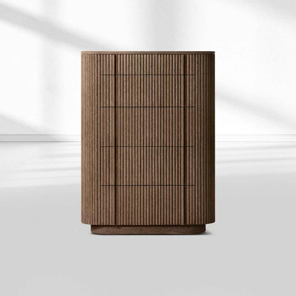 Holland Modern Cabinet 5-Drawer Narrow Dresser