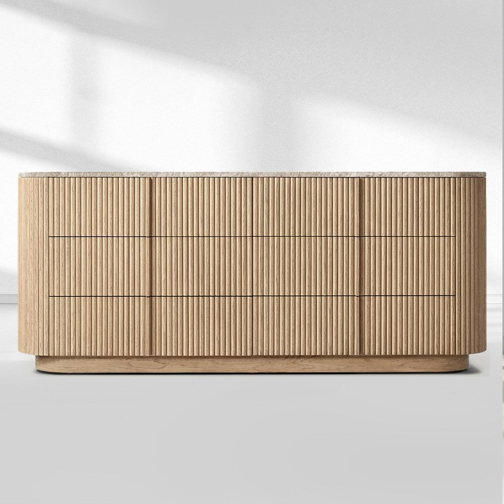 Holland Modern Stone 6-Drawer Dresser