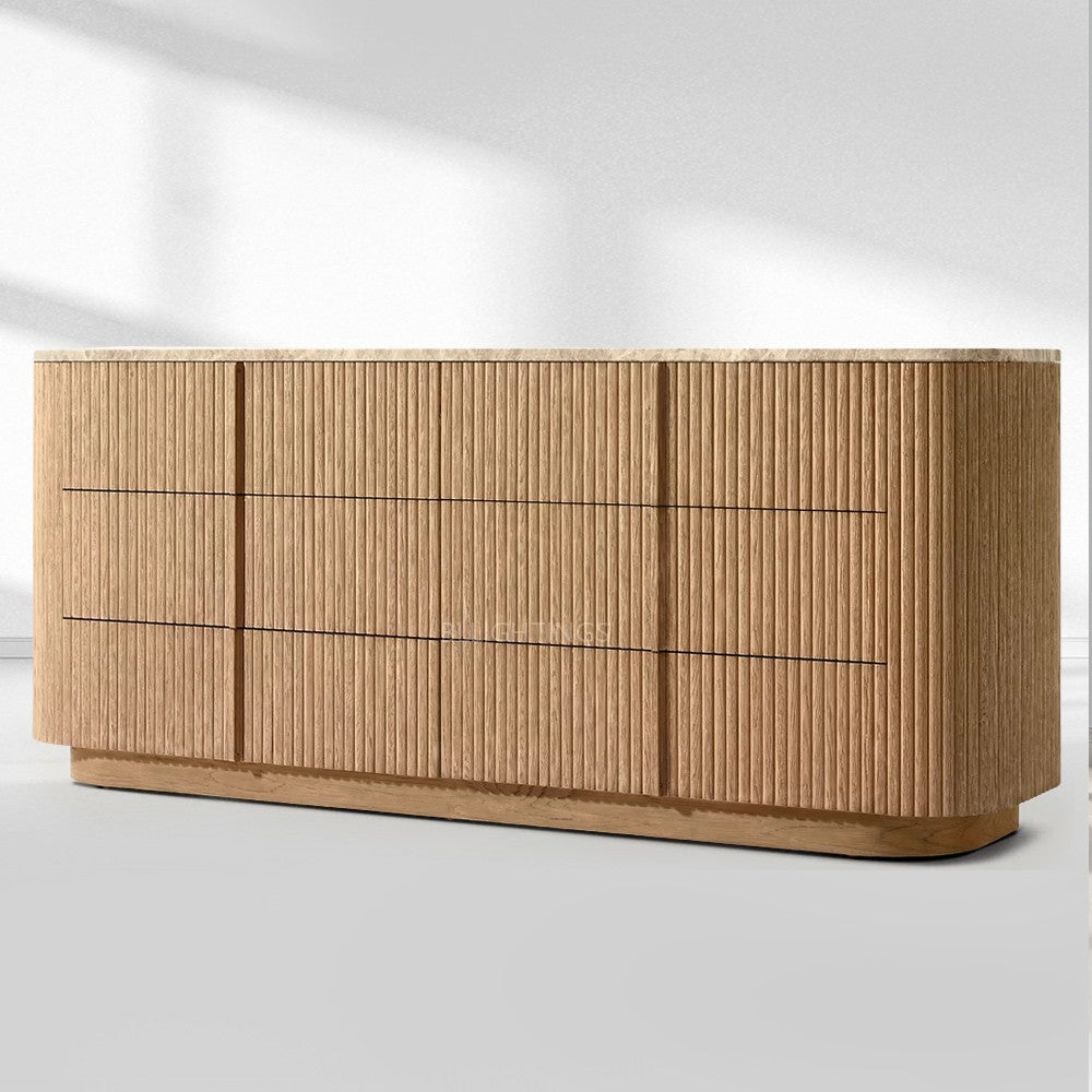 Holland Modern Stone 6-Drawer Dresser
