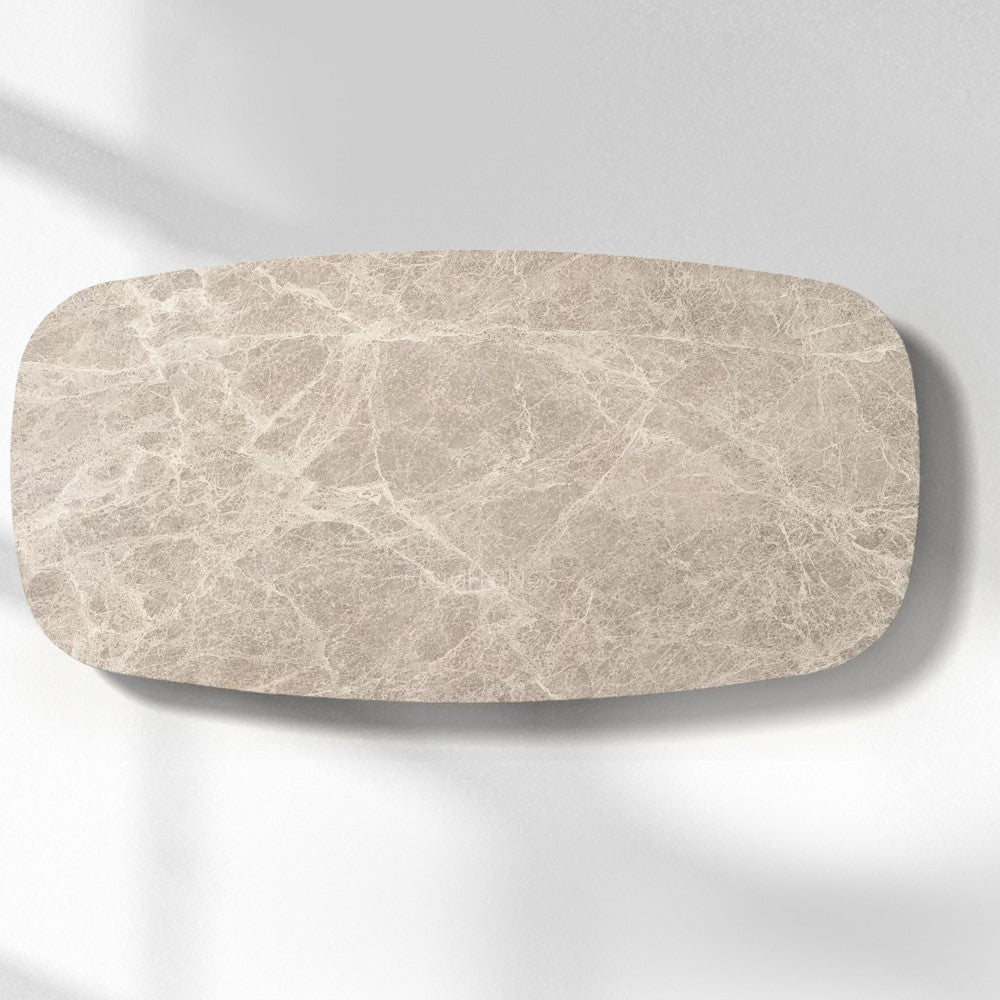 Holland Oak Wood & Stone Coffee Table