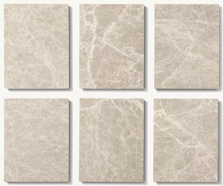 Holland Oak Wood & Stone Round Coffee Table