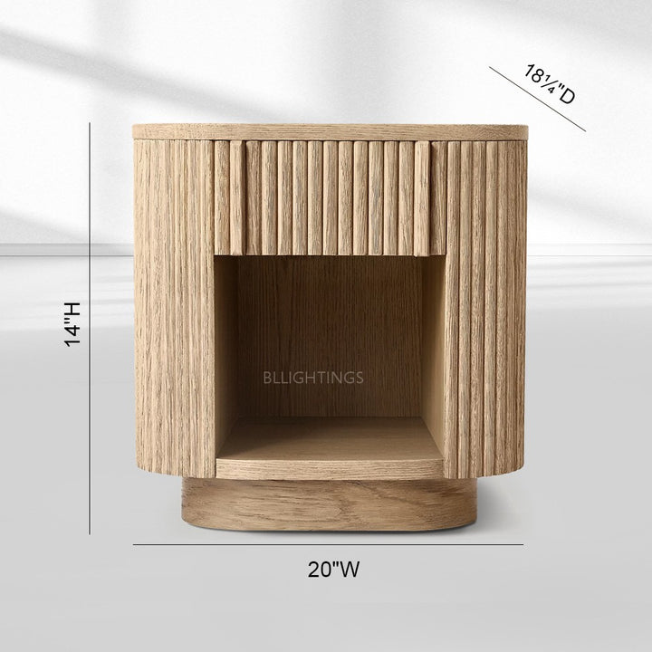 Holland Open Nightstand