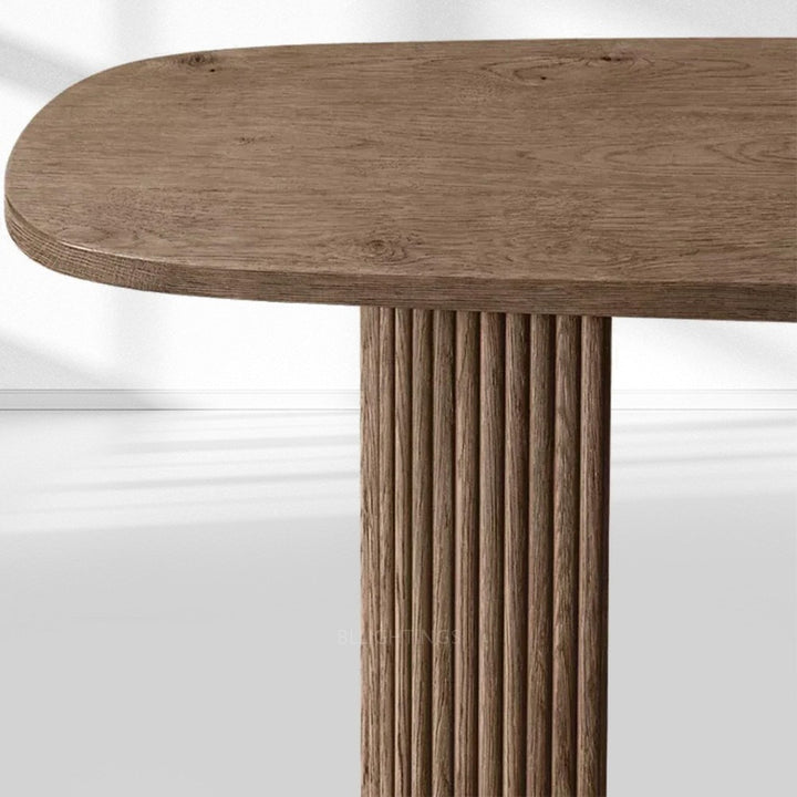 Holland Plank Wood Console Table