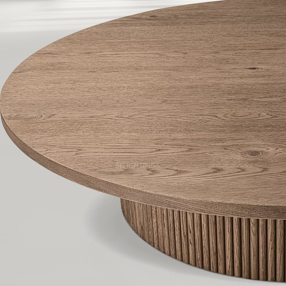 Holland Wood Round Coffee Table