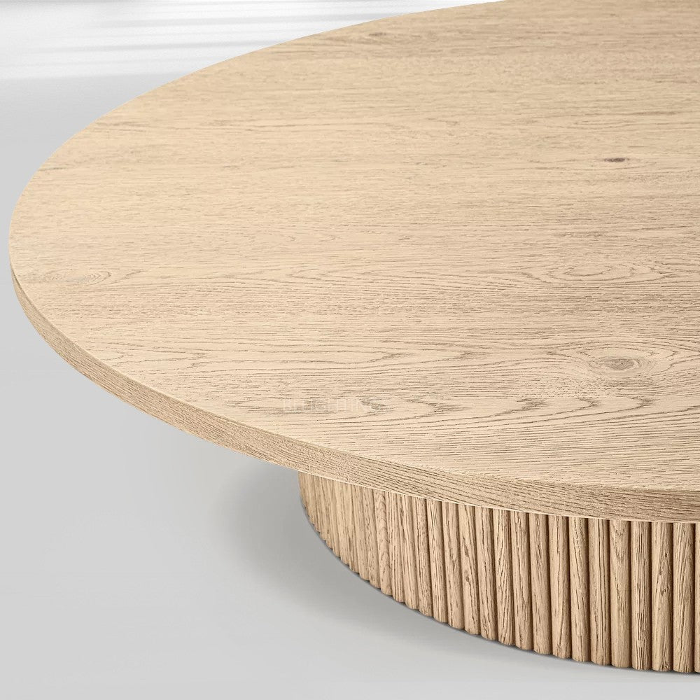 Holland Wood Round Coffee Table