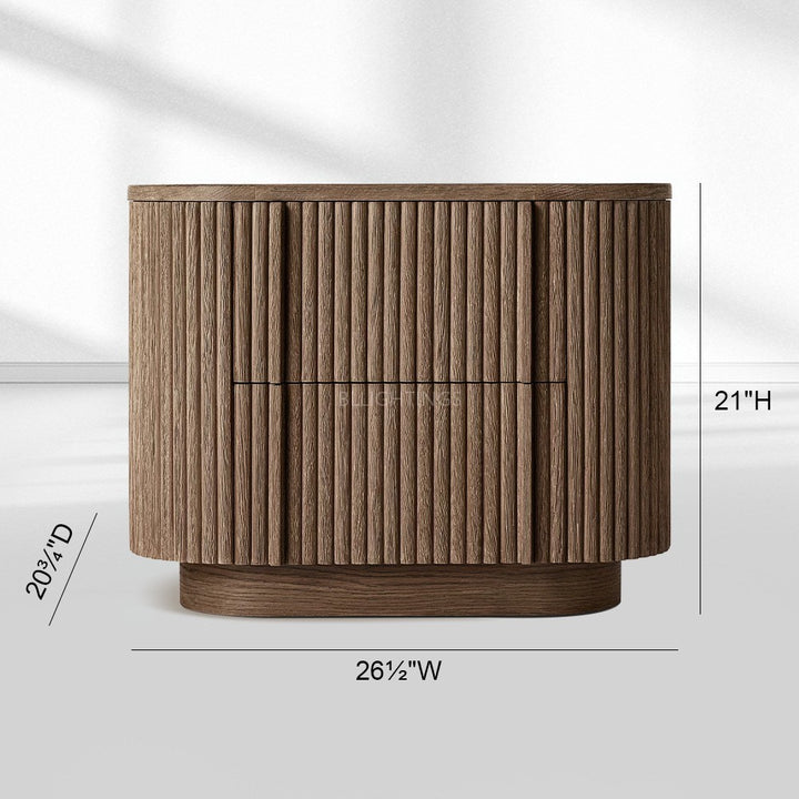 Holland Closed Nightstand