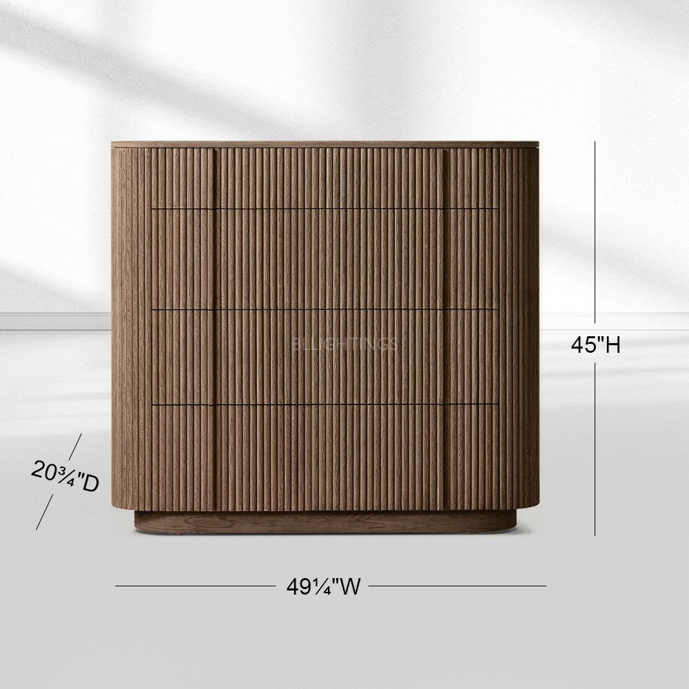 Holland Modern Cabinet 5-Drawer Dresser