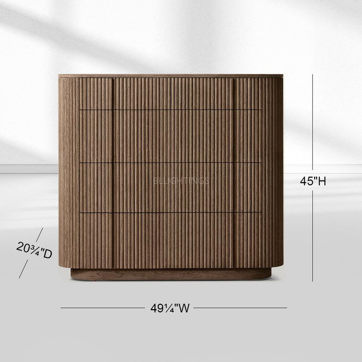 Holland Modern Cabinet 5-Drawer Dresser