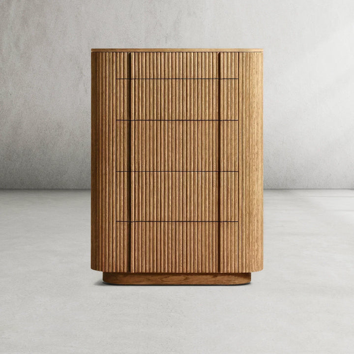 Holland Modern Cabinet 5-Drawer Narrow Dresser