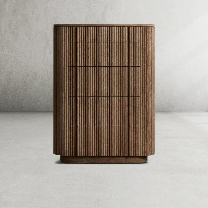 Holland Modern Cabinet 5-Drawer Narrow Dresser