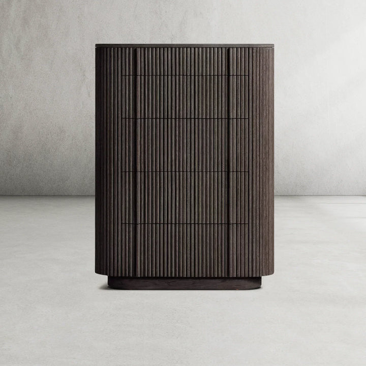 Holland Modern Cabinet 5-Drawer Narrow Dresser