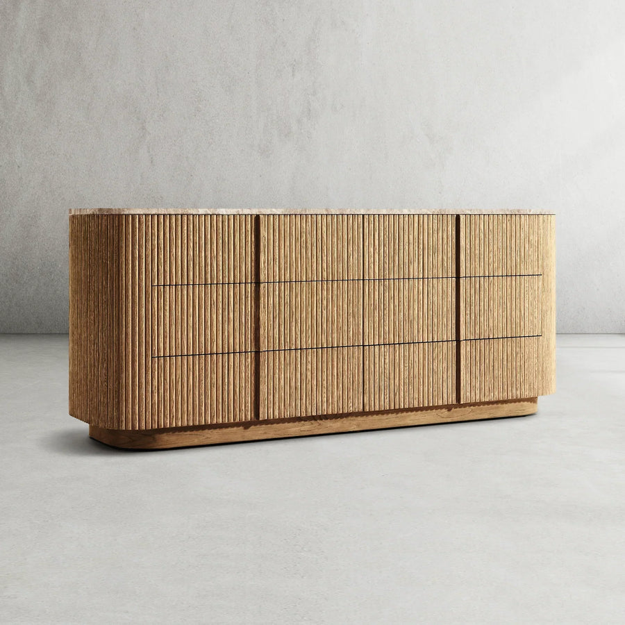 Holland Modern Stone 6-Drawer Dresser