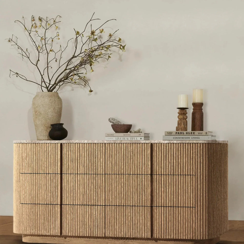 Holland Modern Stone 6-Drawer Dresser