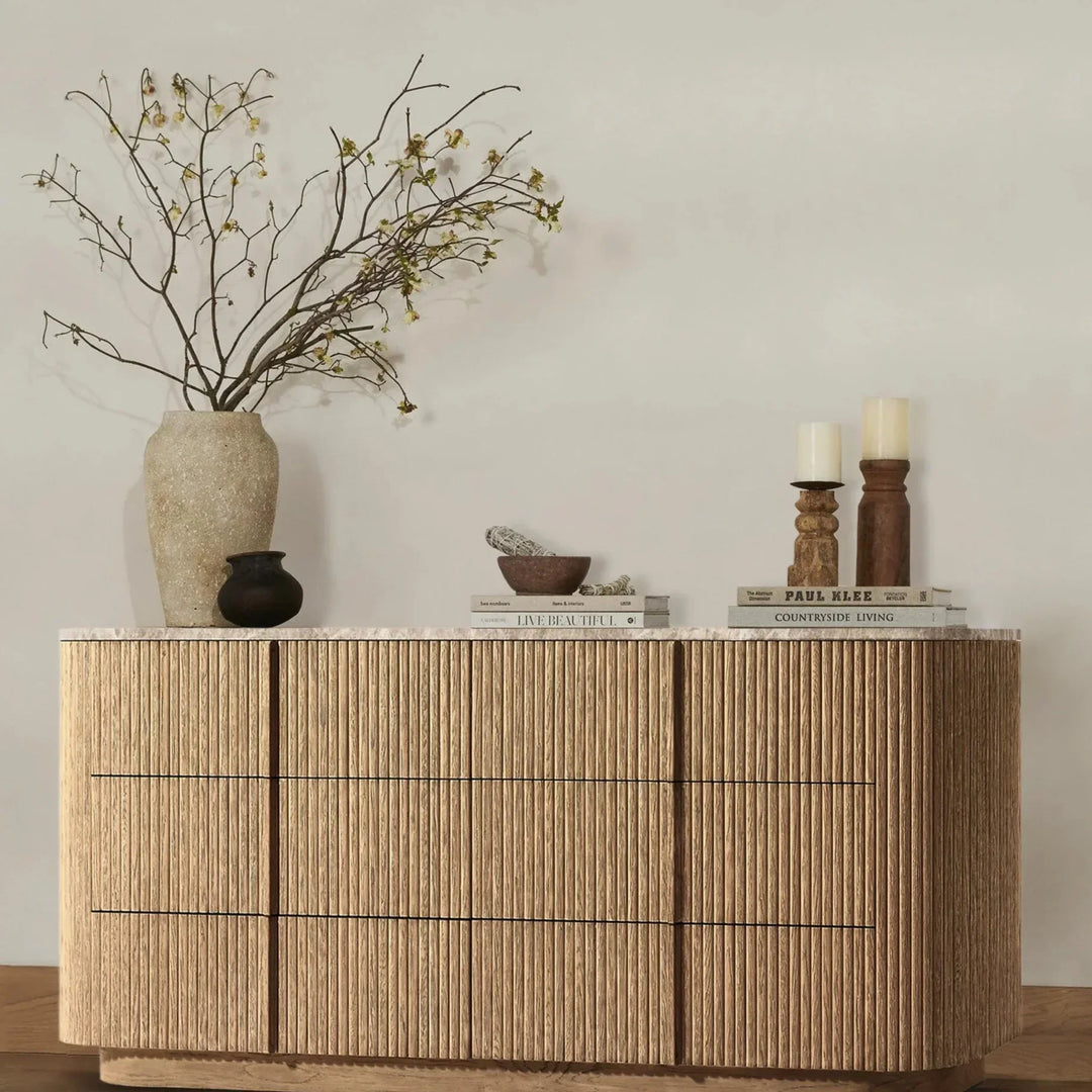 Holland Modern Stone 6-Drawer Dresser