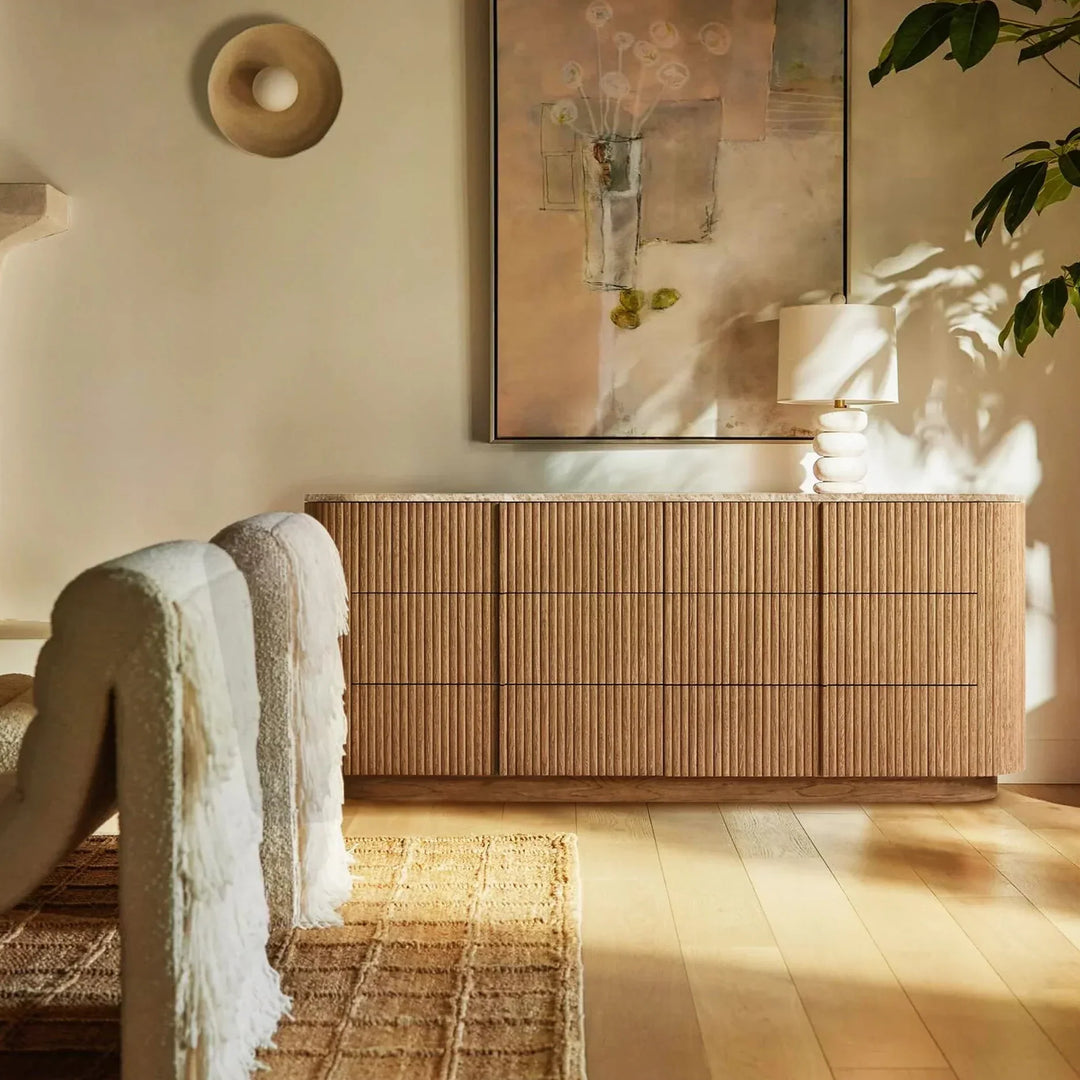 Holland Modern Stone 6-Drawer Dresser