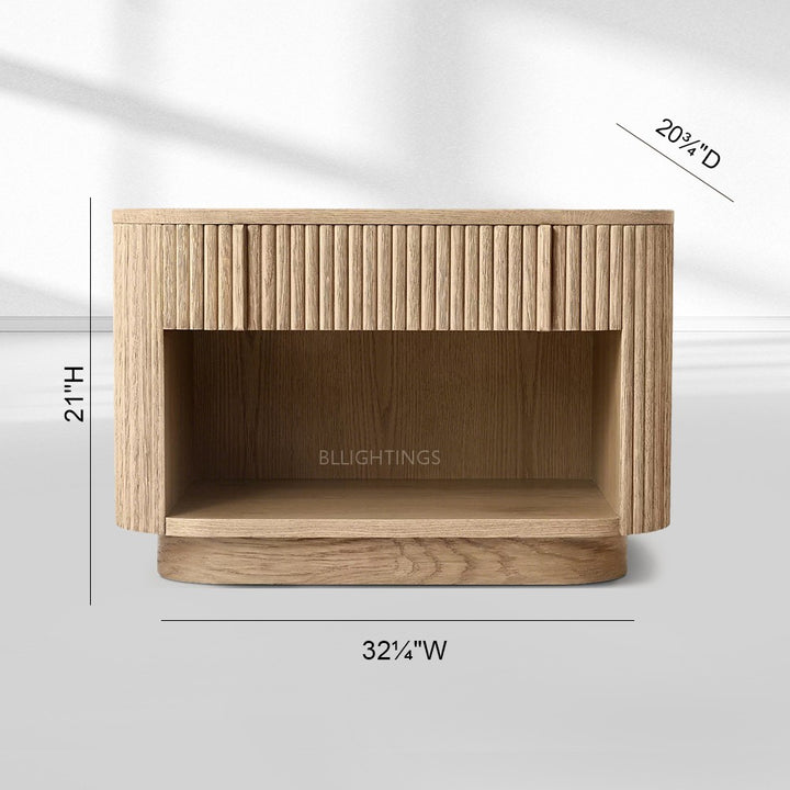 Holland Open Nightstand