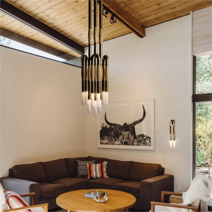 Horsehair 9-Light Pendant