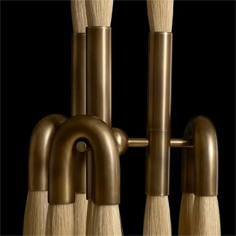 Horsehair 9-Light Pendant