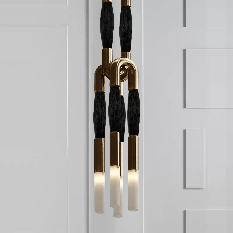 Horsehair Pendant Light For Living Room