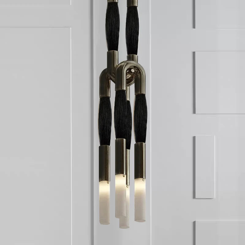 Horsehair Pendant Light For Living Room