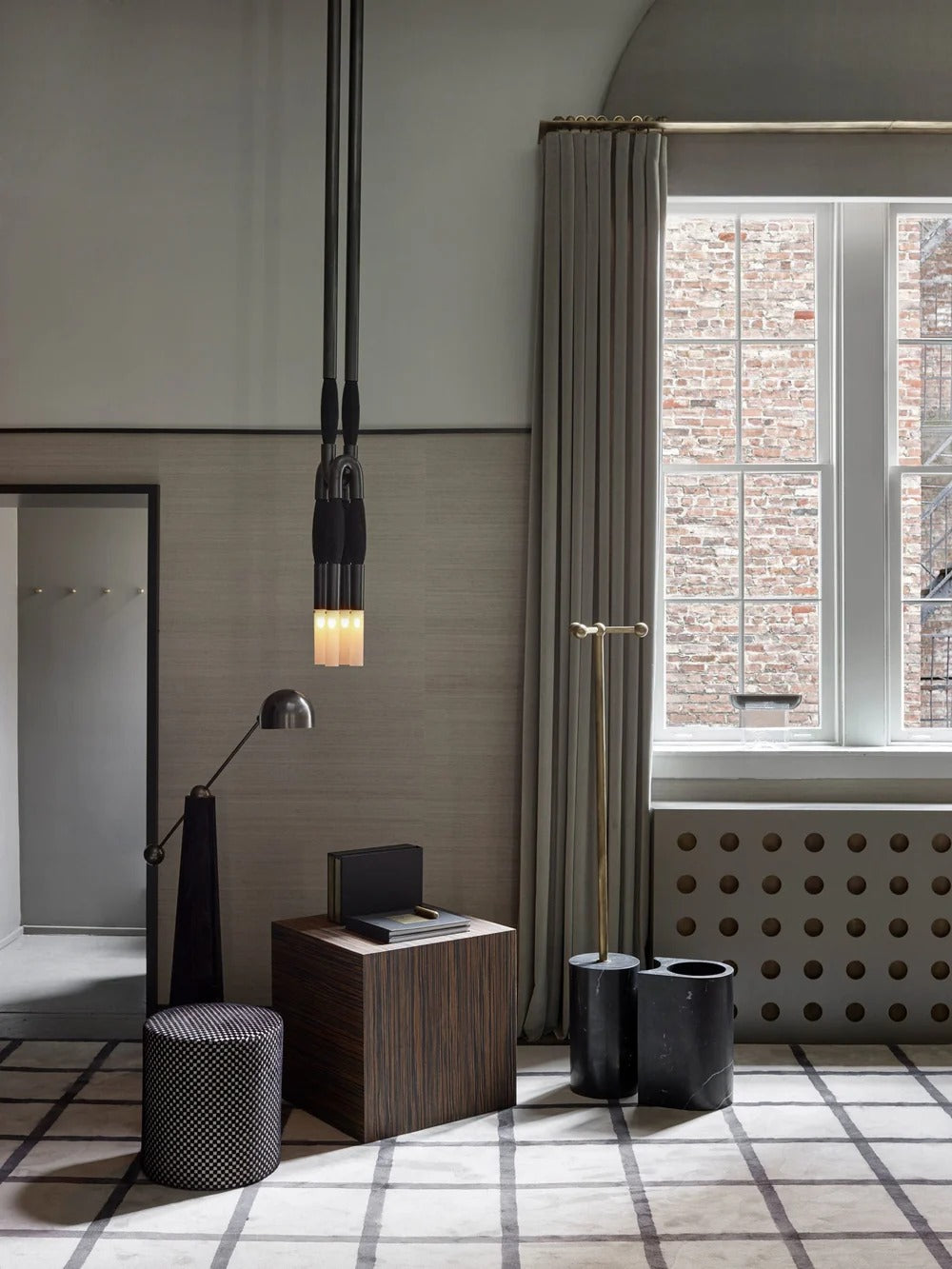 Horsehair Pendant Light For Living Room