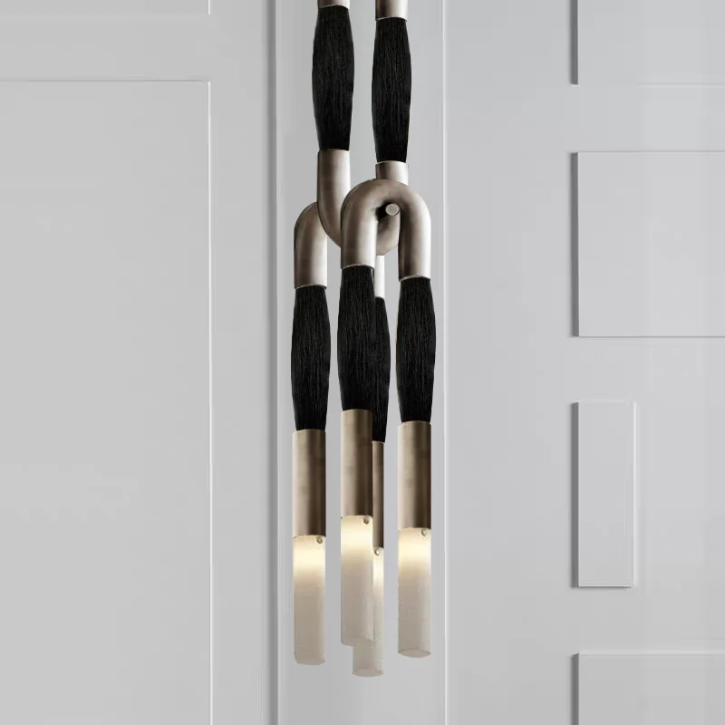Horsehair Pendant Light For Living Room
