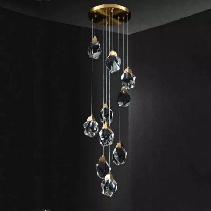 Irene Crystal Staircase Chandelier