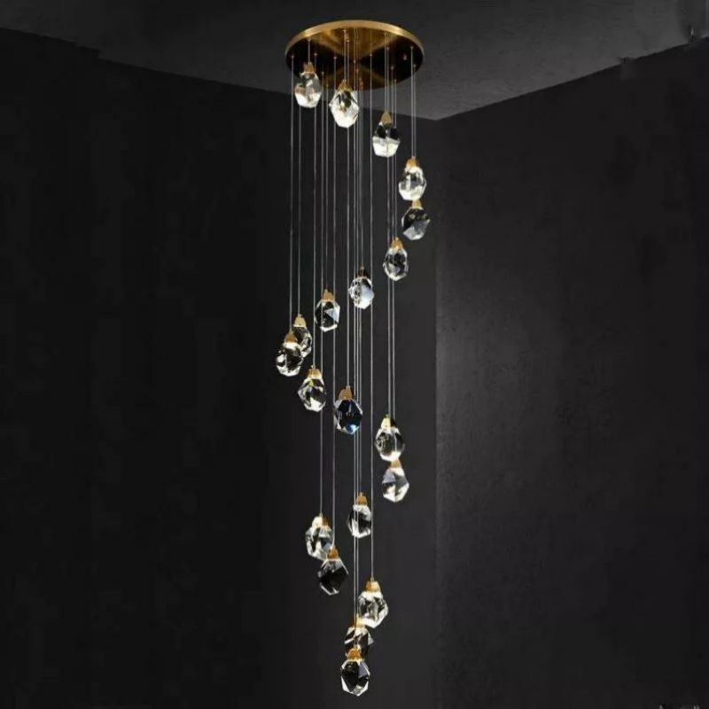 Irene Crystal Staircase Chandelier