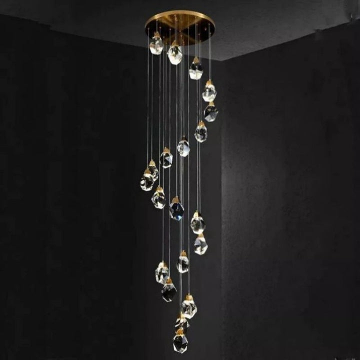 Irene Crystal Staircase Chandelier