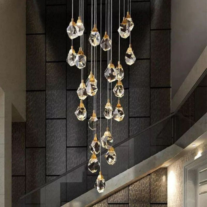 Irene Crystal Staircase Chandelier