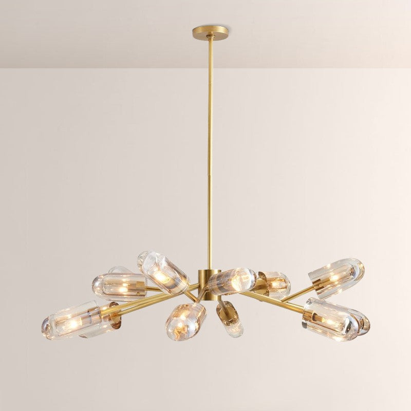 Javed Crystal Round Chandelier 44"