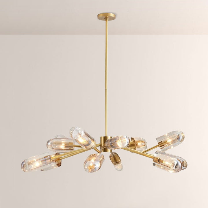 Javed Crystal Round Chandelier 44"