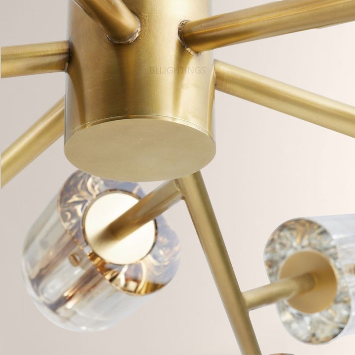 Javed Crystal Round Chandelier 44"