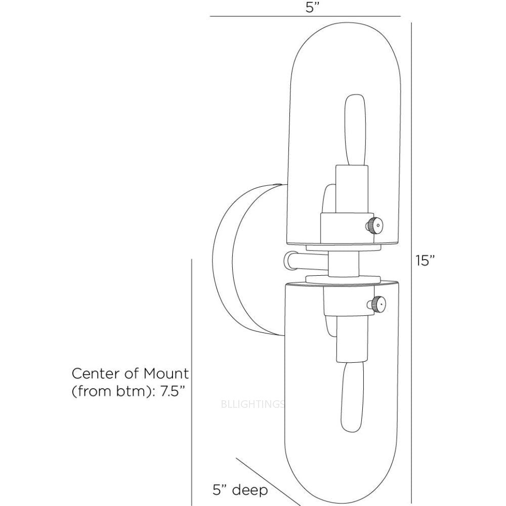 Javed Linear Wall Sconce 15"H