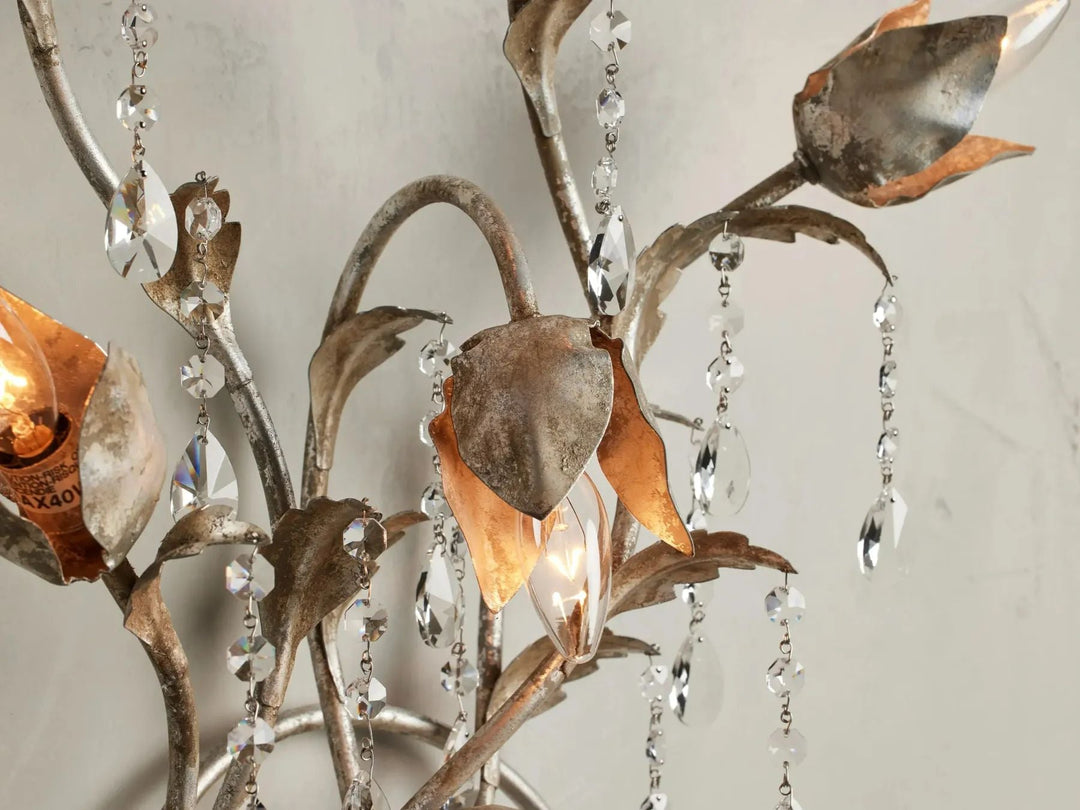 Kalie Crystal 6 Lights Wall Sconce