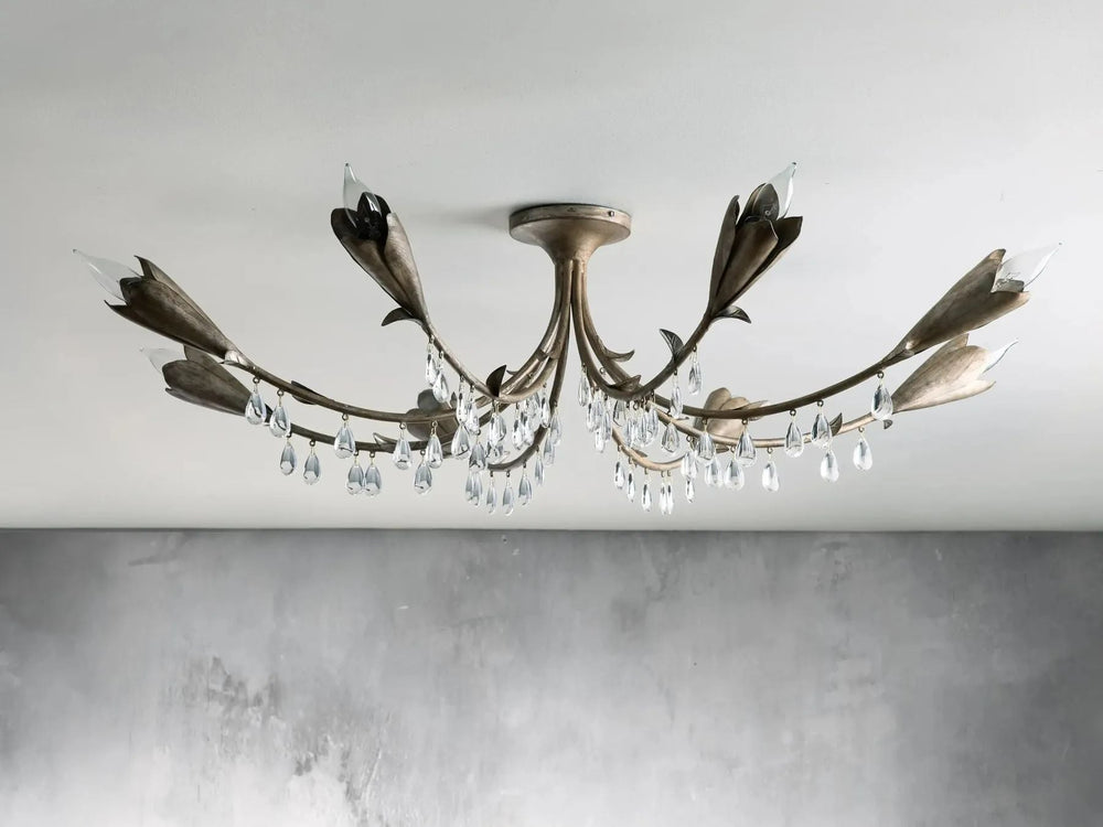 Kalie Crystal Flushmount Ceiling light