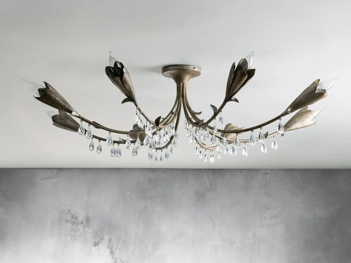 Kalie Crystal Flushmount Ceiling light