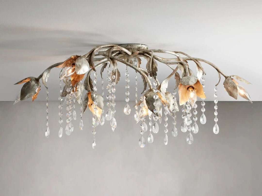 Kalie Crystal Flushmount Ceiling light 23.5"- 32"D