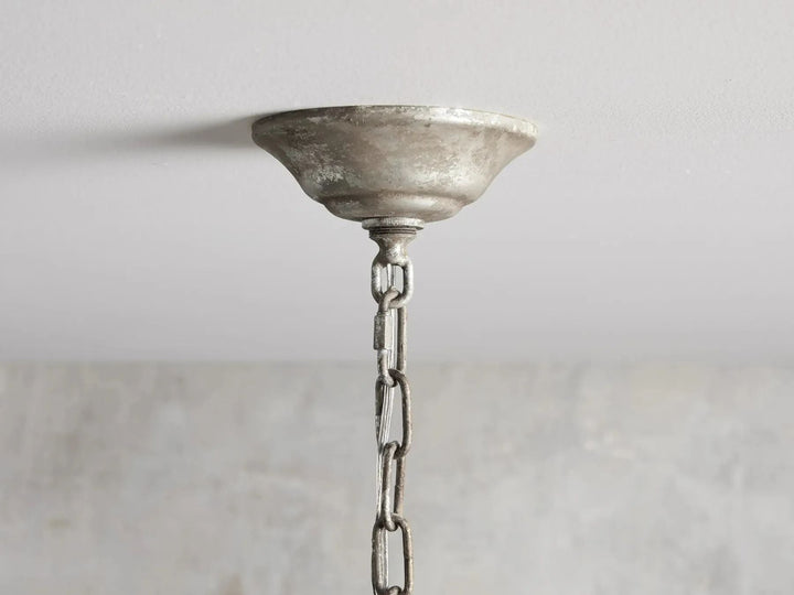 Kalie Crystal Rectangular Chandelier 61"  71“ - Silver