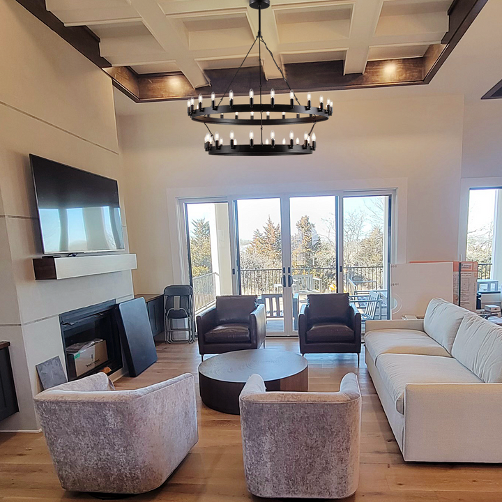 Lalania Round 2-Tier Chandelier
