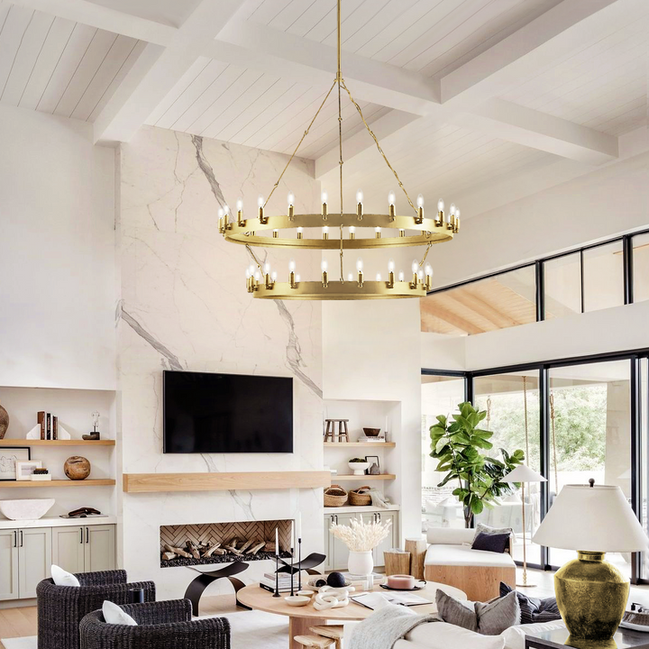 Lalania Round 2-Tier Chandelier
