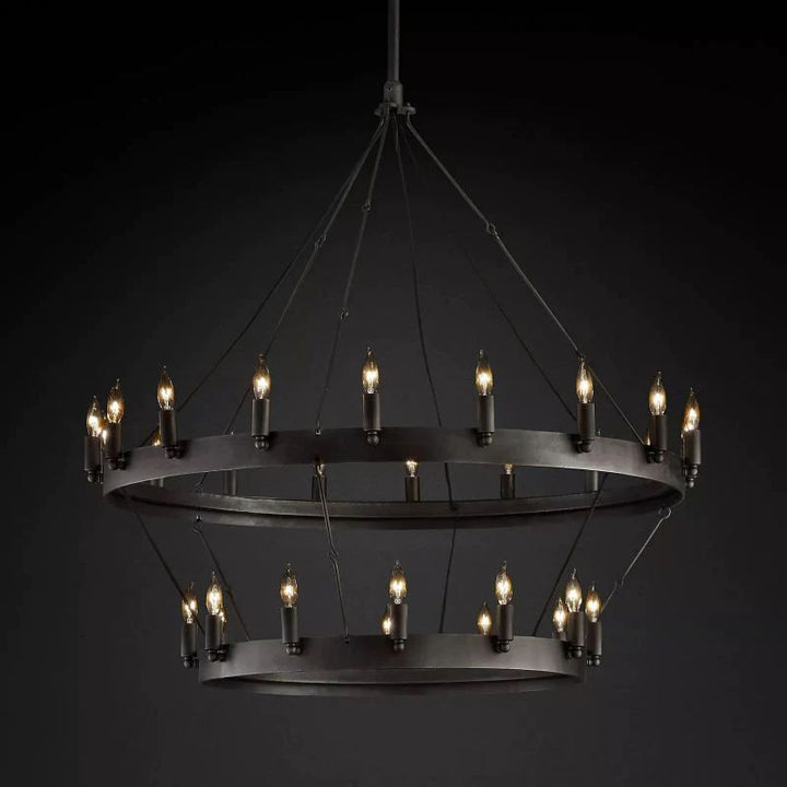 Lalania Vintage Candelabra 2-Tier Chandelier