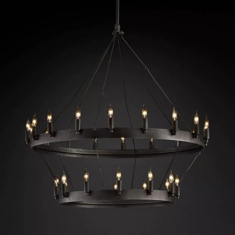 Lalania Vintage Candelabra 2-Tier Chandelier