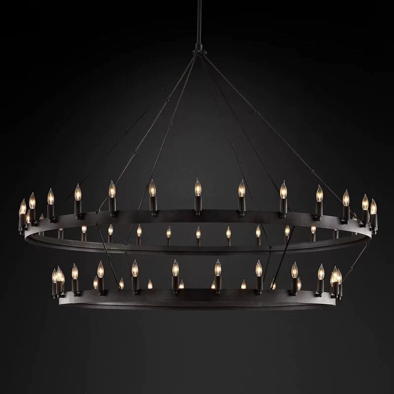 Lalania Vintage Candelabra 2-Tier Chandelier