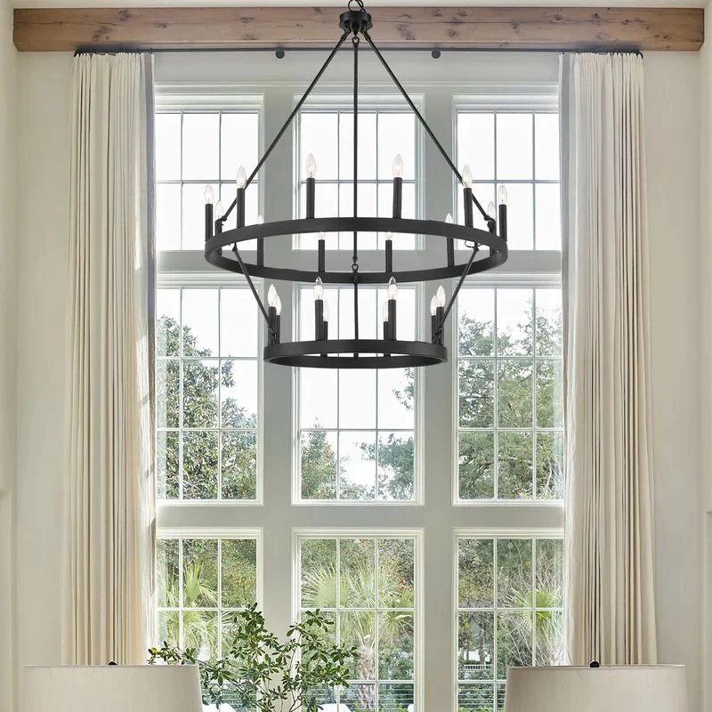 Lalania Vintage Candelabra 2-Tier Chandelier