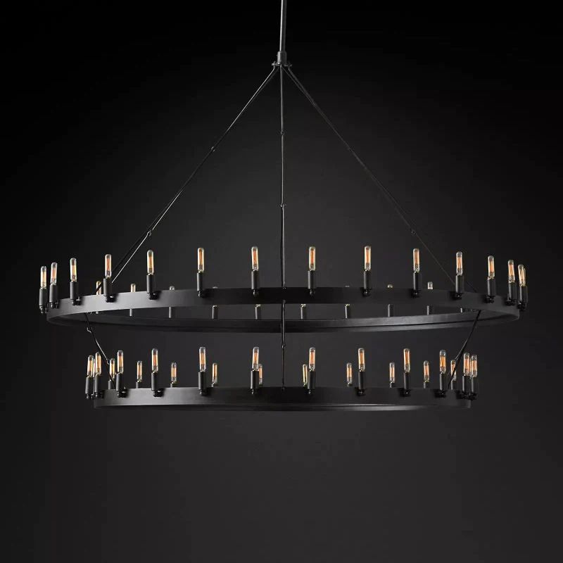 Lalania Vintage Filament 2-Tier Chandelier