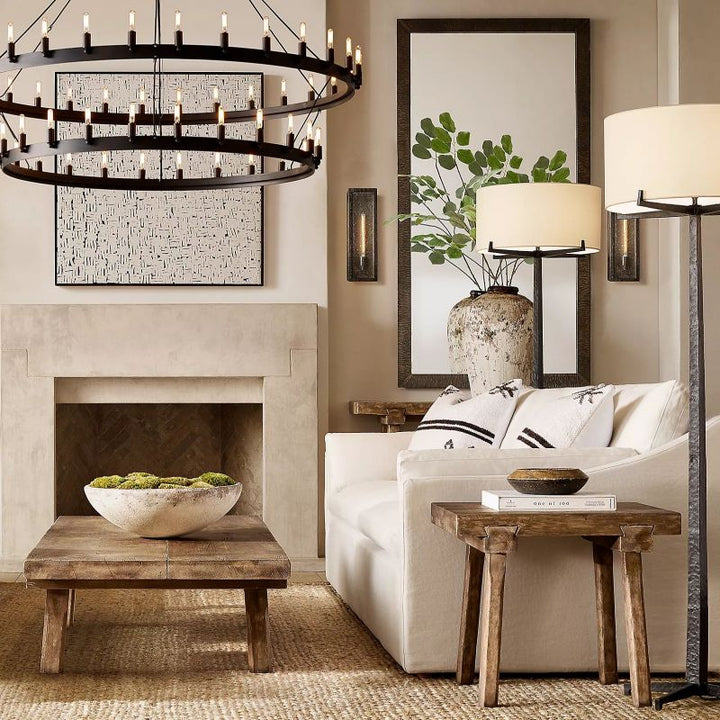 Lalania Vintage Filament 2-Tier Chandelier